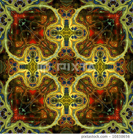 art nouveau ornamental vintage pattern 10838656