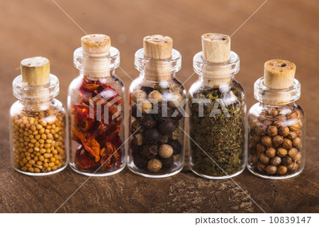 bottles with spices 10839147
