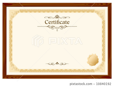 獎狀 矢量 框架 10840192