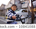 Bicycle and a smiling boy 10841088
