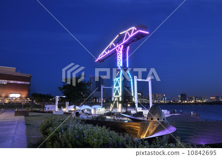 城市碼頭LaLaport Toyosu的點亮 10842695