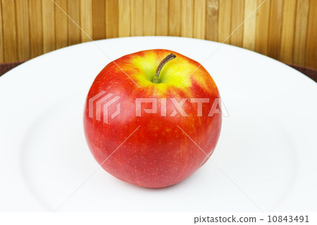 Apple On Plate 10843491