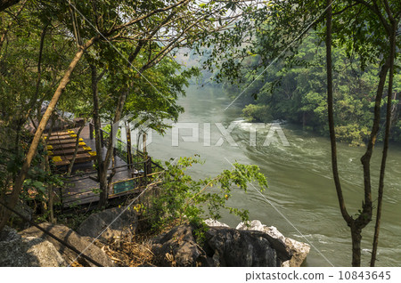 River Kwai in Kanchanaburi 10843645
