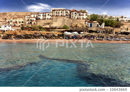 Beautiful coastline in Egypt. 10843669