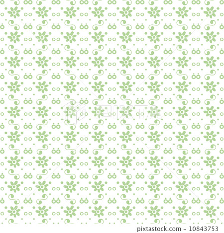 seamless dots and floral pattern seamless dots and floral pattern 10843753