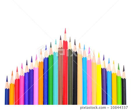 Colored Pencil Isolated on White Background Colored Pencil Isolated on White Background 10844337