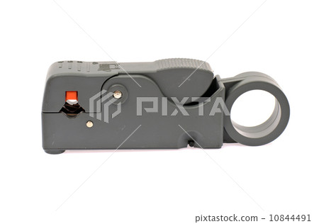 Gray Wire Stripper. Isolated on White Background 10844491