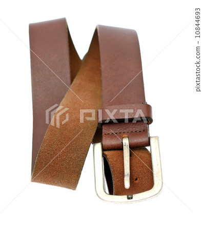 Leather Belt Isolated on White Background 10844693
