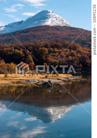 Autumn in Patagonia. Cordillera Darwin, Tierra del Fuego 10845238