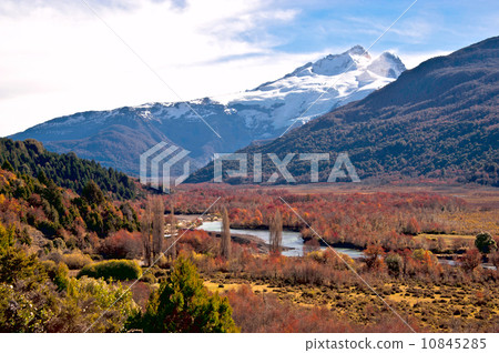 Tronador volcano, border between Argentina and Chile, Southern V 10845285