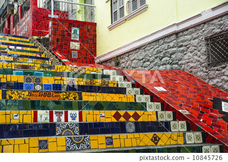 Escadaria Selaron, Rio de Janeiro, Brazil 10845726
