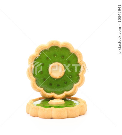 Biscuits with kiwi jam. Biscuits with kiwi jam. 10845941