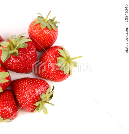 Fresh red ripe strawberries isolated on white Fresh red ripe strawberries isolated on white 10846340