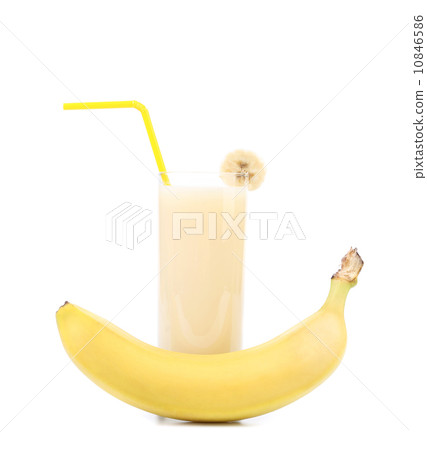 Banana and juice. 10846586