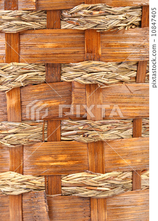 Background of vintage weave wicker basket Background of vintage weave wicker basket 10847405