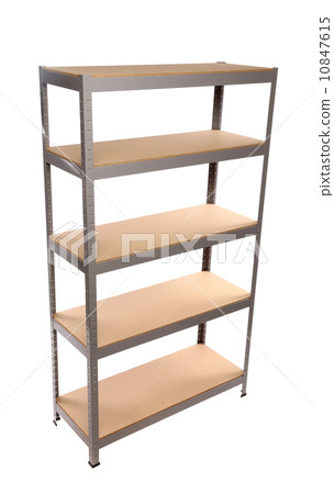 Metal industrial storage shelves. 10847615