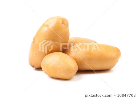 potatoes isolated on white background 10847708