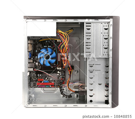 Open PC computer case 10848855