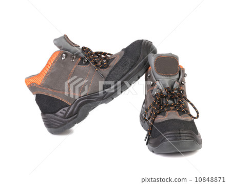 Pair of sport man's boots. 10848871