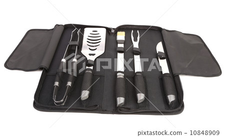 barbecue cooking set isolated barbecue cooking set isolated 10848909