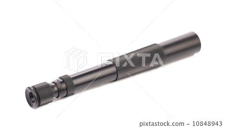Black spyglass lying 10848943