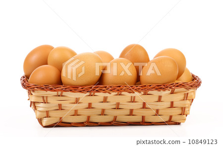 Full basket off eggs 10849123