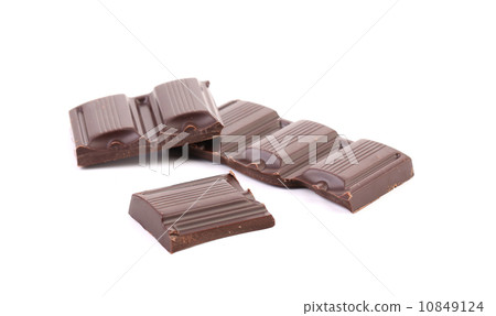 Tasty morsel of dark chocolate. Tasty morsel of dark chocolate. 10849124