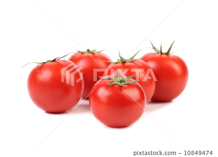 Five red ripe tomatoes 10849474