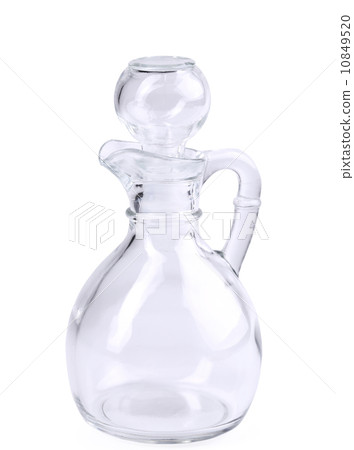 Glass carafe isolated on white background Glass carafe isolated on white background 10849520