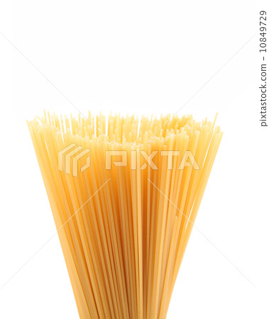 top bunch spaghetti on a white background 10849729