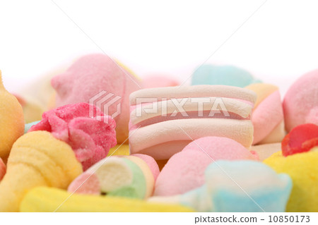Different colorful marshmallow. 10850173