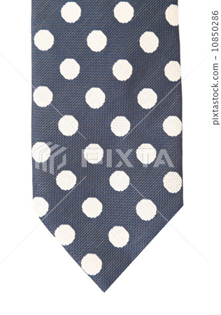 Polka dot necktie. Vertical. Close up. Polka dot necktie. Vertical. Close up. 10850286