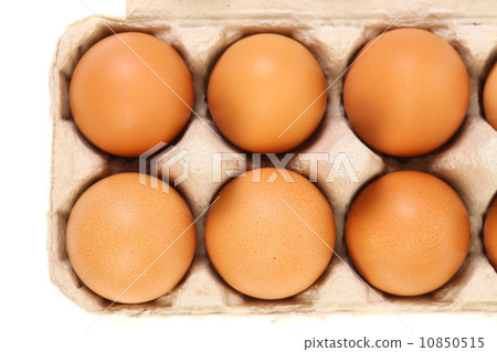 Sex brown eggs in egg box Sex brown eggs in egg box 10850515