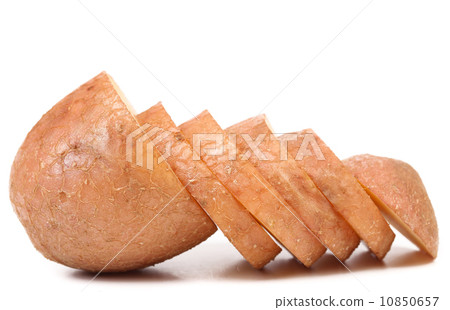 potato cut isolated on white background 10850657