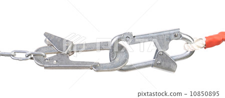 Carbine on chain clasped. 10850895