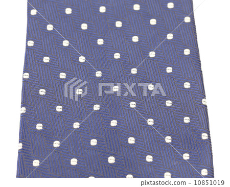 Close up of man's tie white speck. 10851019
