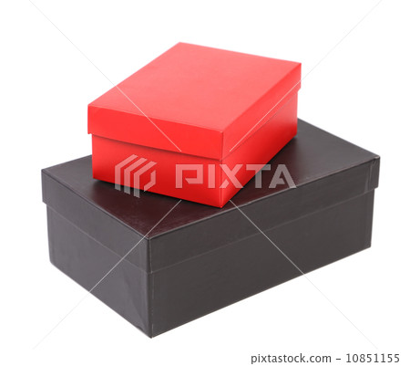 Black and red gift boxes. Black and red gift boxes. 10851155