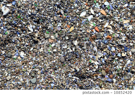 CLose up of beach boulder. 10852420
