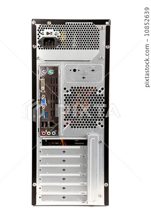 rear panel of the system unit 10852639