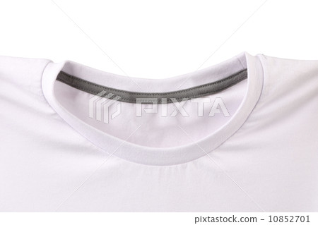 Neck of T-shirt. Front. Neck of T-shirt. Front. 10852701