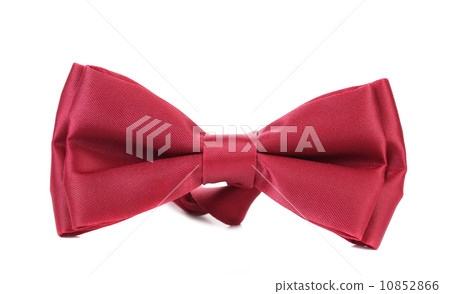 Close up of red bow tie. Close up of red bow tie. 10852866