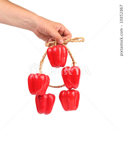 Artificial red peppers. Artificial red peppers. 10852867