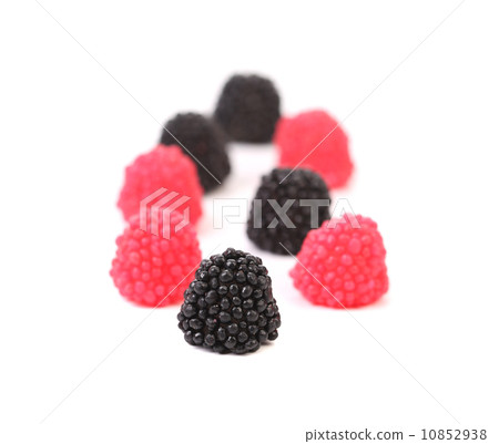 Jelly fruit like blackberry. Jelly fruit like blackberry. 10852938