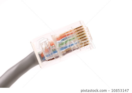 Plug of connection. Close up. 10853147