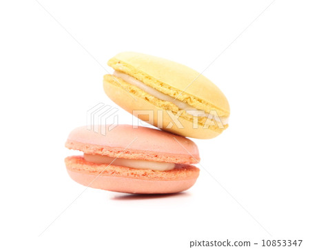 Stake of various macaron cakes. Stake of various macaron cakes. 10853347