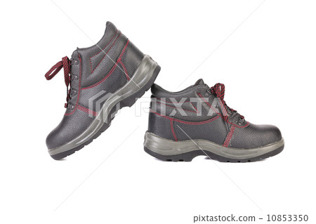 Black leather boots. Black leather boots. 10853350