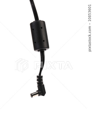 Plug power for device. Close up. 10853601