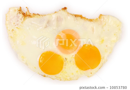 Three fried eggs Three fried eggs 10853780
