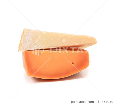 Close up of two cheese types. 10854050