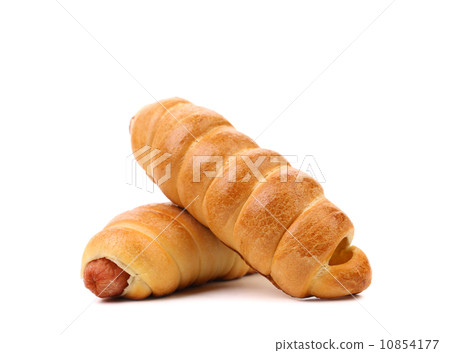 Sausage rolls isolated on white Sausage rolls isolated on white 10854177